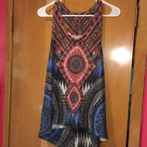 Patterned High-Low Tank
